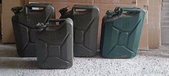 Plechové kanistre 10L a 20L
