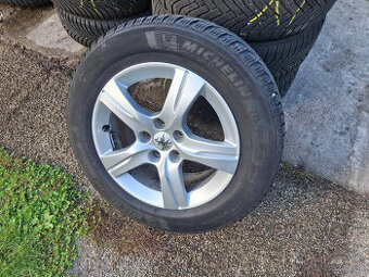 hliníkové disky 16" 5x108 peugeot + 216/60 r16 zimné