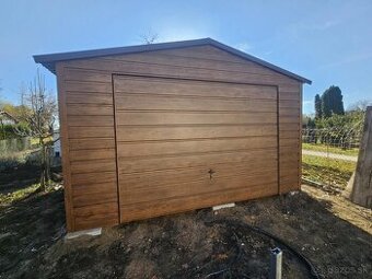 Plechové garáže od 3x5m