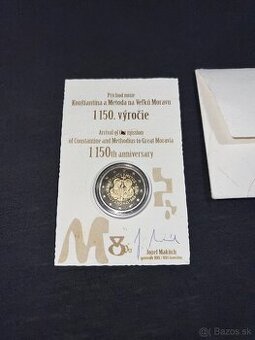 2€ zberateľská minca Konštantín a Metod 2013