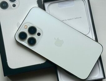 iPhone 13 Pro Max Silver BATERIE 100% TOP