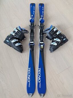 Detské lyže + lyžiarky