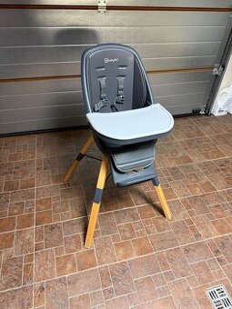 BABYGO Jedálenská stolička CAROU 360° Grey