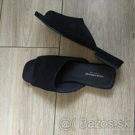 Vagabond čierne kožené sandále - šľapky veľ.37 - 1