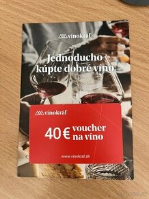 Vínokráľ 40€ voucher