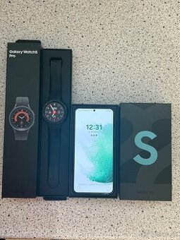Samsung S22+  Watch 5 Pro