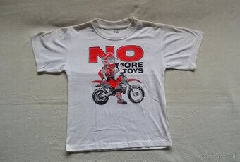 Detské kvalitné tričko moto