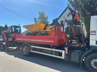 VÝKOPY BAGROM A DUMPER 3t