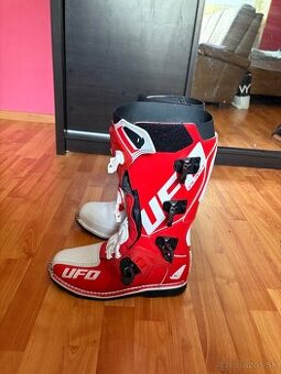 UFO Obsidian Boot Red Motocross