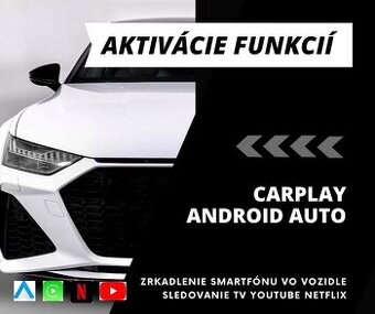 Carplay & Android Auto Aktivácia Audi VW Škoda Seat Mercedes - 1