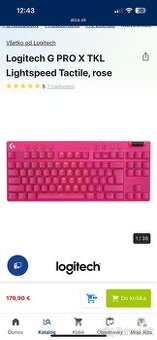 Logitech G pro x TKL lightspeed