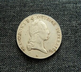 Predám 1 toliar 1822 A Franciscus I.