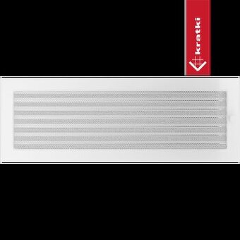 Vetriacia mriezka so zaluziou na krbovu stavbu 17x49 biela