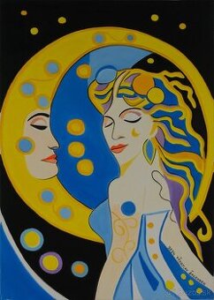 Obraz Věroslav Žaloudek - Pri mesiačiku