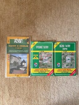 Turistricke mapy Tatry