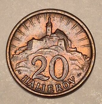 Vzácny 20 Halier 1942, Slovenský štát