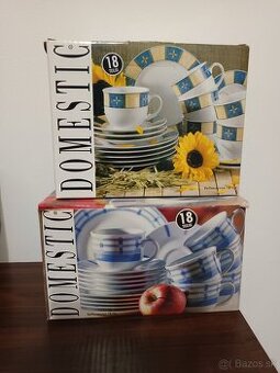 18-dielna porcelánová sada. . NOVÁ