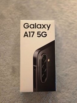 Galaxy A17 5G | black | nový | nerozbalený