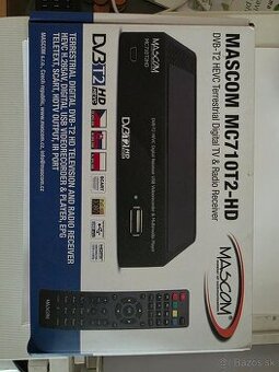 Predam úplne novy Setobox Mascom MC710T2-HD