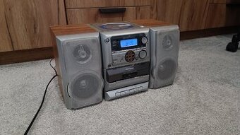 🎶 SMARTON SM55 MINI HI-FI VEŽA – CD, MP3, KAZETY, RÁDIO