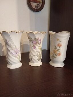 sada váz, porcelán