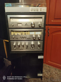 Vintahe Japan zostava Audio Sonic+ gramafon