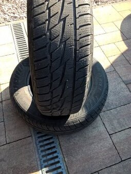 2 ks ZIMNÉ 195/65 R15 91T MATADOR cca 6-7 mm - LEN 20,-€/kus