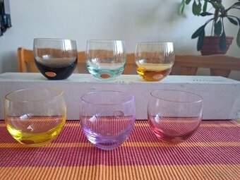 Farebné poháre Moser