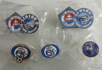 Predám oficiálne futbalové odznaky