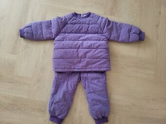 Dievčenské zateplené nohavice a bunda veľ. 110 ZARA