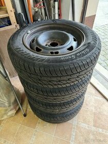 Zimné pneu + plech. disky MATADOR 195/65R15 91T