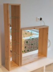 IKEA dreveny kúpeľňový set