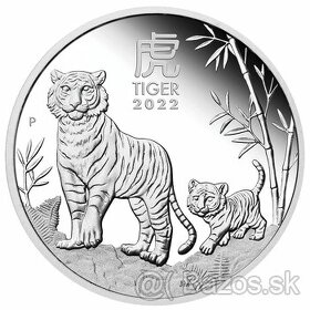 Strieborná minca 1kg Lunár 2022 Tiger
