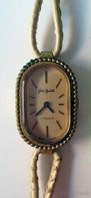 Vintage náramkové hodinky Glashütte 17 Rubis – 1960-te roky