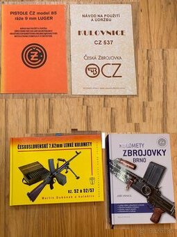 P: knihy Návody ke zbraním Lk 52/57, kulomety zbrojovky Brno