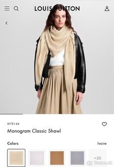 Louis Vuitton Monogram Classic šatka, šál