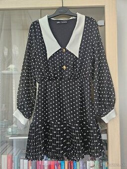 Bodkovane mini saty ZARA vel.S