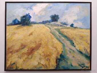 Obraz Jaromír Hynšt, Na sv. Markétu, olej 57x72