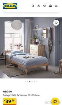 Detska ikea postel 200x90