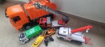 Auto smetiarske, hasicske, odťahová, lodka