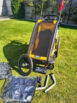 Thule Chariot sport 1 s prislusenstvom