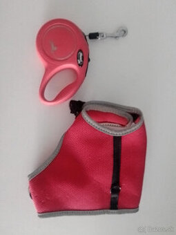 Set predlžovacie vodítko, postroj pre mačku, psa+rukavice