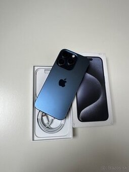 iPhone 15 pro 128 titanium blue.