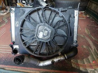 BMW E60 Chladič, Intercooler, Sahara,ventilátor