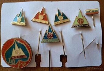 Retro odznaky TATRATOUR