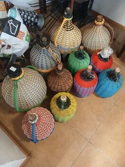 Predám ručne pletené demižony