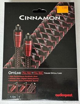 Optický kábel AudioQuest Cinnamon Toslink 1,5 m