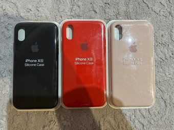 Silikónové Apple kryty na iPhone Xs