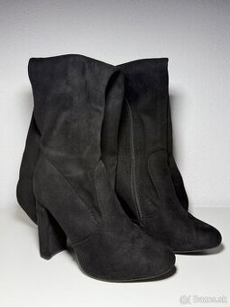 Semišové botfordy čižmy