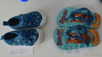 Chlapcenske tenisky vel. 20 / žabky